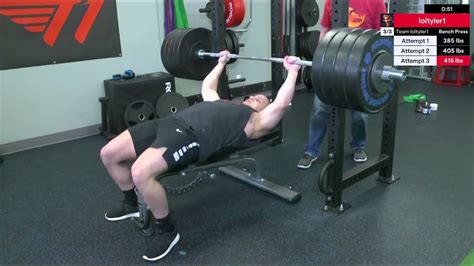 tyler1 max bench|Tyler1 vs 415lbs on the bench : r/LivestreamFail .